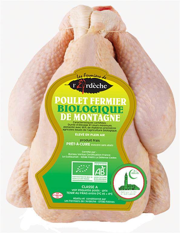 Acheter du poulet Bio pour boucherie halal à Nantes