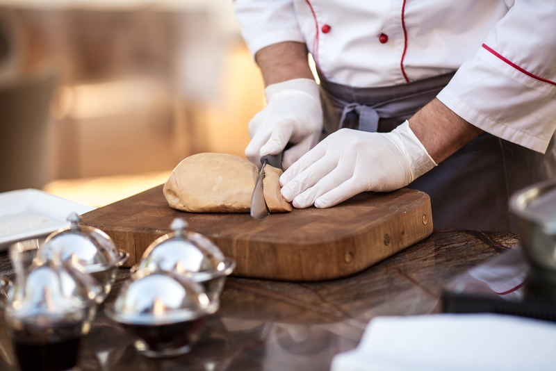 foie gras de canard halal entier découpe chef