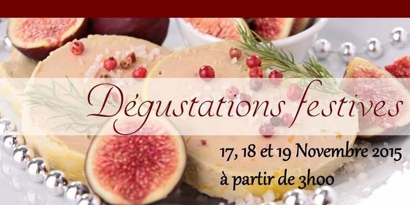 Dégustations festives