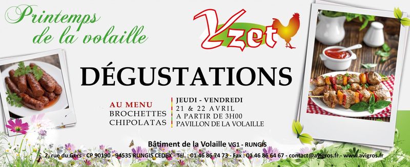 ANIMATIONS ET DEGUSTATIONS SUR LE MARCHE