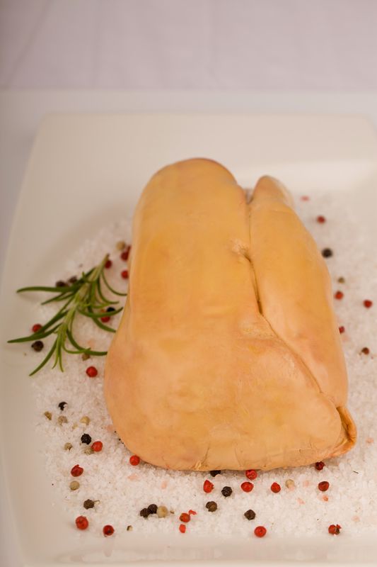 Foie gras de canard cru halal sous vide